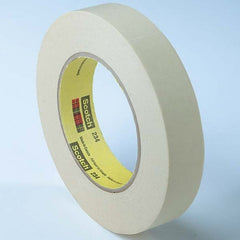 3M - 48mm Wide x 55 m x 5.9 mil Tan Crepe Paper Masking Tape - All Tool & Supply