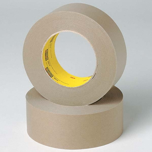 3M - 144mm Wide x 55 m x 6.5 mil Medium Brown Crepe Paper Masking Tape - All Tool & Supply