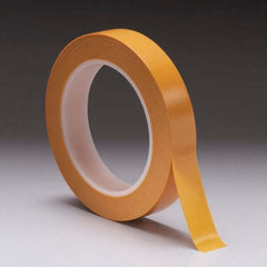 Masking Tape: 2″ Wide, 36 yd Long, 5.4 mil Thick, Orange Vinyl, Rubber Adhesive, 14 lb/in Tensile Strength