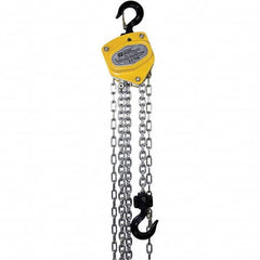 OZ Lifting Products - 1,000 Lb Capacity, 15' Lift Height, Manual Chain Hoist with Overload Protection - All Tool & Supply