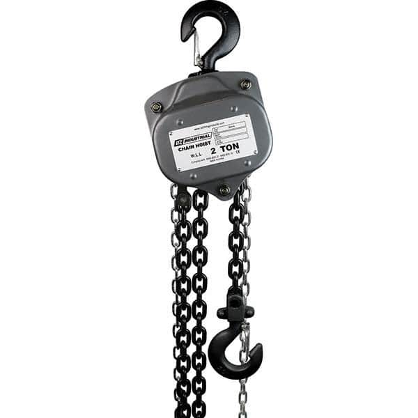 OZ Lifting Products - 4,000 Lb Capacity, 30' Lift Height, Chain Manual Hoist - All Tool & Supply