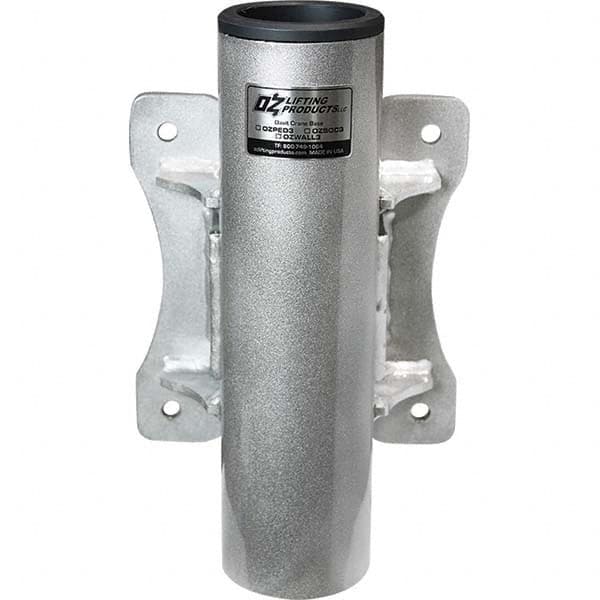 OZ Lifting Products - Davit Crane Bases Base Type: Wall Mount Base Finish/Coating: Zinc Plated - All Tool & Supply