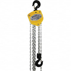 OZ Lifting Products - 4,000 Lb Capacity, 30' Lift Height, Manual Chain Hoist with Overload Protection - All Tool & Supply