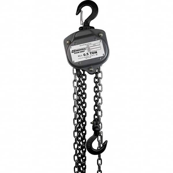 OZ Lifting Products - 1,000 Lb Capacity, 20' Lift Height, Chain Manual Hoist - All Tool & Supply