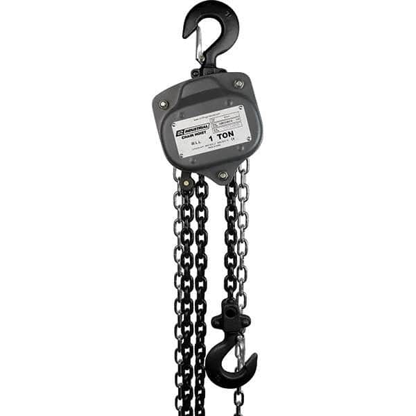 OZ Lifting Products - 2,000 Lb Capacity, 30' Lift Height, Chain Manual Hoist - All Tool & Supply