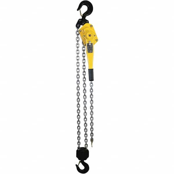 OZ Lifting Products - 12,000 Lb Capacity, 20' Lift Height, Chain Lever Hoist with Overload Protection - All Tool & Supply