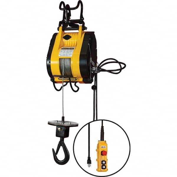 OZ Lifting Products - Electric Hoists Type: Wire Rope Hoist Load Capacity (Ton): 0.25 - All Tool & Supply