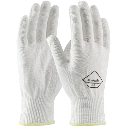 ‎17-D200/XS Gloves Made w/Dyneema - Filament Yarns with Dyneema - 13 Gg - Lt Wgt - White - ANSI2 - Exact Industrial Supply