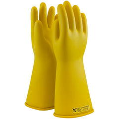 ‎170-2-14/12 - Novax - Natural Rubber Insulating Glove - Class 2 - 14″ - Yellow - Straight Cuff