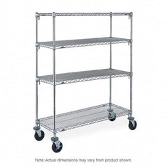 Metro - 900 Lb Capacity 4 Shelf Mobile Wire Shelving Unit - Add-On Unit - All Tool & Supply