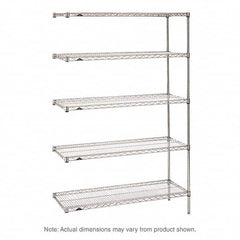 Metro - 2,000 Lb Capacity 5 Shelf Wire Shelving - Add-On Unit - All Tool & Supply