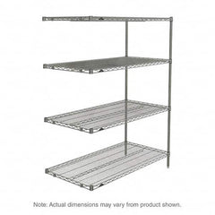 Metro - 2,000 Lb Capacity 4 Shelf Wire Shelving - Add-On Unit - All Tool & Supply