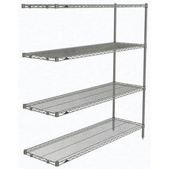 Metro - 2,000 Lb Capacity 4 Shelf Wire Shelving - Add-On Unit - All Tool & Supply