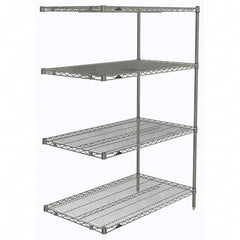 Metro - 2,000 Lb Capacity 4 Shelf Wire Shelving - Add-On Unit - All Tool & Supply