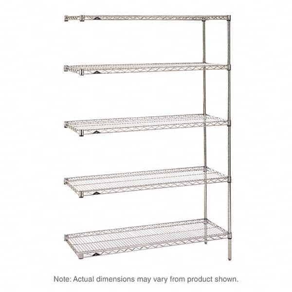 Metro - 2,000 Lb Capacity 5 Shelf Wire Shelving - Add-On Unit - All Tool & Supply