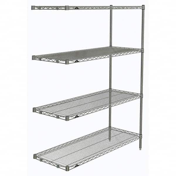 Metro - 2,000 Lb Capacity 4 Shelf Wire Shelving - Add-On Unit - All Tool & Supply