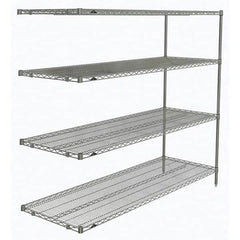 Metro - 2,000 Lb Capacity 4 Shelf Wire Shelving - Add-On Unit - All Tool & Supply