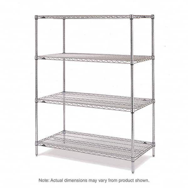 Metro - 2,000 Lb Capacity 4 Shelf Wire Shelving - Add-On Unit - All Tool & Supply