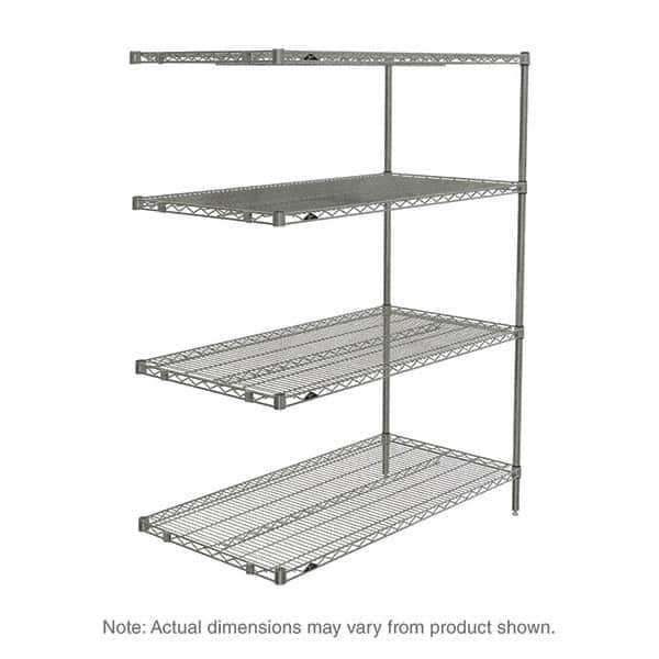 Metro - 2,000 Lb Capacity 4 Shelf Wire Shelving - Add-On Unit - All Tool & Supply