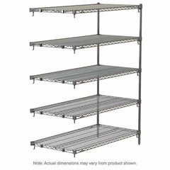 Metro - 2,000 Lb Capacity 5 Shelf Wire Shelving - Add-On Unit - All Tool & Supply