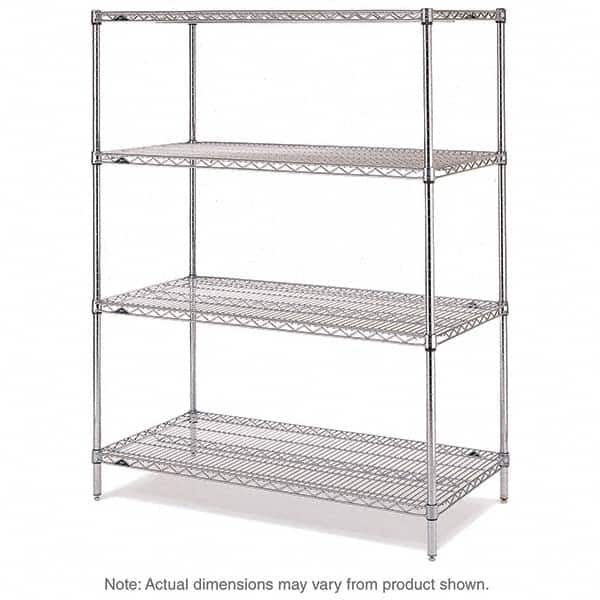 Metro - 2,000 Lb Capacity 4 Shelf Wire Shelving - Starter Unit - All Tool & Supply