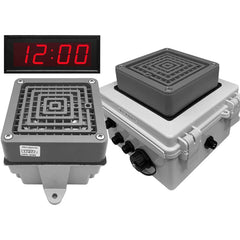 LinorTek - Bells, Horns & Sirens; Type: IP Buzzer Clock ; Explosion Proof: No ; Vibrating: Yes ; Weatherproof: Yes ; Decibels @ Ten Feet (dB): 100.00 ; Voltage: 24 VAC - Exact Industrial Supply