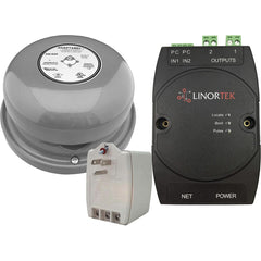 LinorTek - Bells, Horns & Sirens; Type: IP Bell ; Explosion Proof: No ; Vibrating: Yes ; Weatherproof: Yes ; Decibels @ Ten Feet (dB): 92.00 ; Voltage: 12-24V AC/DC - Exact Industrial Supply