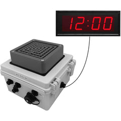 LinorTek - Bells, Horns & Sirens; Type: IP Buzzer Clock ; Explosion Proof: No ; Vibrating: Yes ; Weatherproof: Yes ; Decibels @ Ten Feet (dB): 100.00 ; Voltage: 24 VAC - Exact Industrial Supply