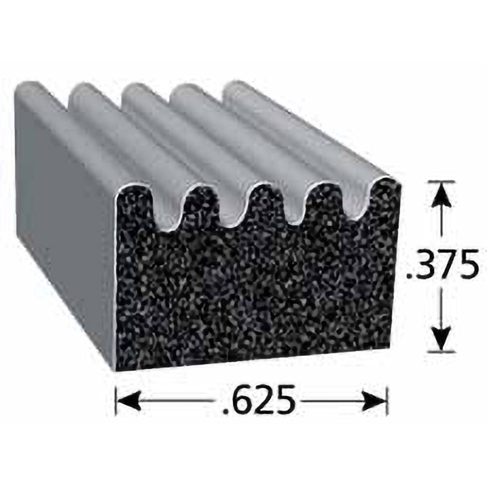 Fairchild Industries - Automotive Replacement Parts; Type: Rubber Seal ; Application: EPDM Sponge rubber seal with PSA Tape - Exact Industrial Supply