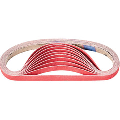 PFERD - Abrasive Belts; Abrasive Type: Coated ; Belt Width (Inch): 1/2 ; Overall Length (Inch): 18 ; Abrasive Material: Ceramic Oxide ; Grit: 120 - Exact Industrial Supply