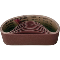 PFERD - Abrasive Belts; Abrasive Type: Coated ; Belt Width (Inch): 3 ; Overall Length (Inch): 24 ; Abrasive Material: Aluminum Oxide ; Grit: 100 - Exact Industrial Supply