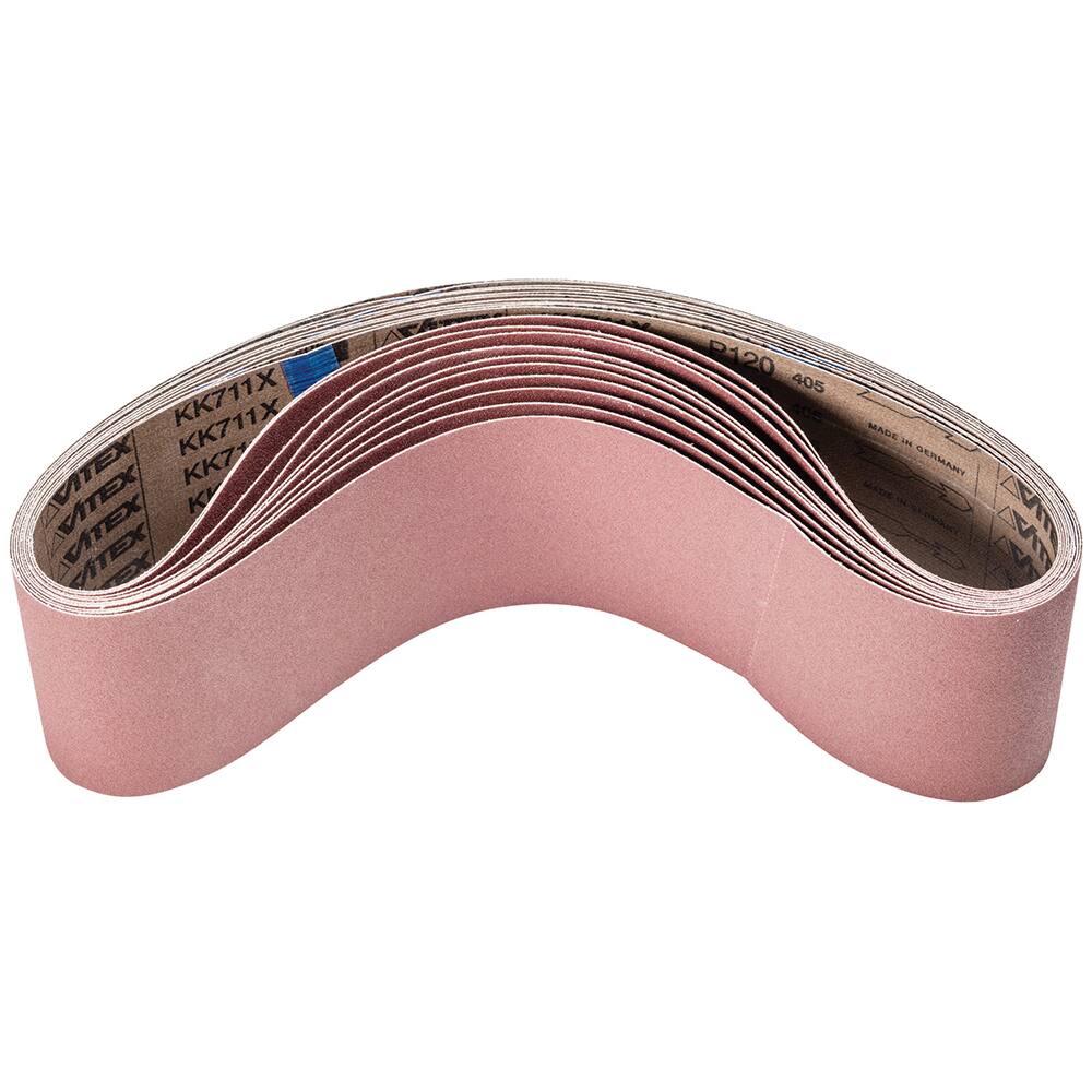 PFERD - Abrasive Belts; Abrasive Type: Coated ; Belt Width (Inch): 4 ; Overall Length (Inch): 36 ; Abrasive Material: Aluminum Oxide ; Grit: 120 - Exact Industrial Supply