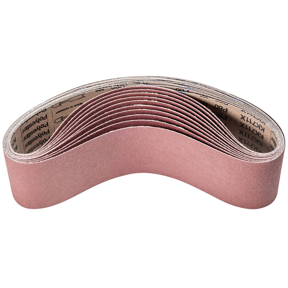 PFERD - Abrasive Belts; Abrasive Type: Coated ; Belt Width (Inch): 4 ; Overall Length (Inch): 36 ; Abrasive Material: Aluminum Oxide ; Grit: 80 - Exact Industrial Supply