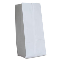 GEN - Paper Bags; Type: Grocery Bag ; Color: White ; Size: 7-3/4 x 4-13/16 x 16 ; Material: Paper - Exact Industrial Supply