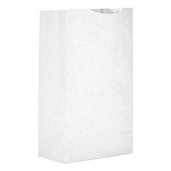 GEN - Paper Bags; Type: Grocery Bag ; Color: White ; Size: 4-5/16 x 2-7/16 x 7-7/8 ; Material: Paper - Exact Industrial Supply