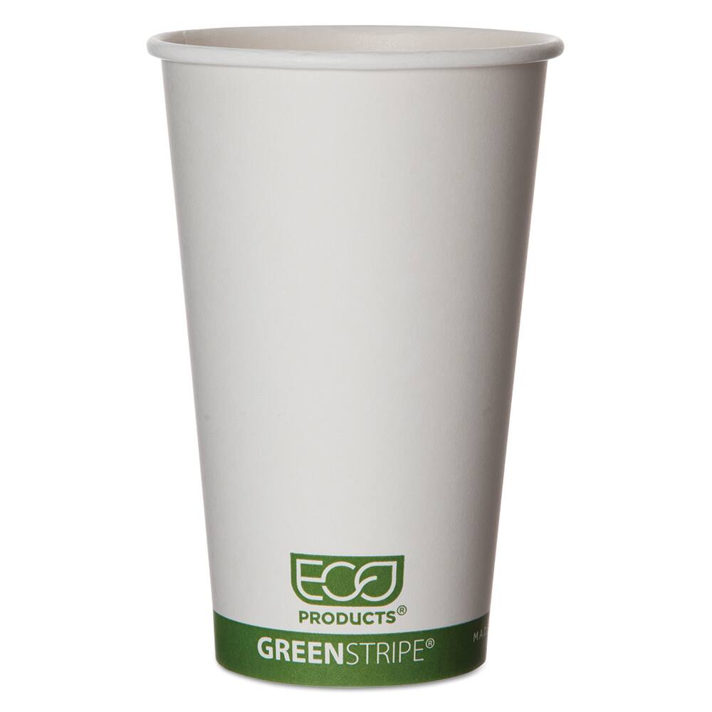 ECO PRODUCTS - Paper & Plastic Cups, Plates, Bowls & Utensils; Breakroom Accessory Type: Paper Cups ; Breakroom Accessory Description: Cups-Hot Drink; Paper ; Color: Clear - Exact Industrial Supply