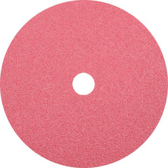 PFERD - Fiber Discs; Disc Diameter (Inch): 7 ; Abrasive Material: Ceramic ; Grit: 50 ; Center Hole Size (Inch): 7/8 ; Backing Material: Rubber ; Flexible: No - Exact Industrial Supply