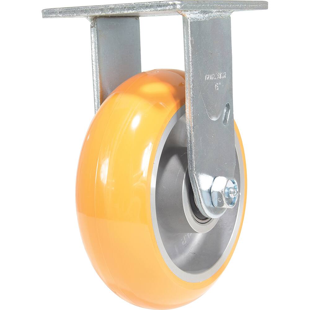 Vestil - Standard Casters; Mount: With Holes ; Style: Rigid ; Wheel Diameter: 6 (Inch); Wheel Width: 2 (Inch); Overall Height (Inch): 7-1/2 ; Load Capacity (Lb.): 1250.000 - Exact Industrial Supply