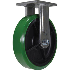 Vestil - Standard Casters; Mount: With Holes ; Style: Rigid ; Wheel Diameter: 8 (Inch); Wheel Width: 2 (Inch); Overall Height (Inch): 9-1/2 ; Load Capacity (Lb.): 1000.000 - Exact Industrial Supply