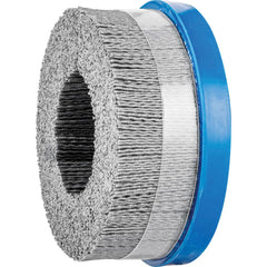 PFERD - Disc Brushes; Outside Diameter (Inch): 5 ; Grit: 120 ; Abrasive Material: Silicon Carbide ; Brush Type: Crimped ; Connector Type: Arbor ; Arbor Hole Size (Inch): 7/8 - Exact Industrial Supply