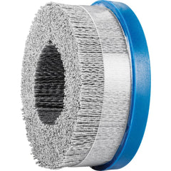 PFERD - Disc Brushes; Outside Diameter (Inch): 5 ; Grit: 80 ; Abrasive Material: Silicon Carbide ; Brush Type: Crimped ; Connector Type: Arbor ; Arbor Hole Size (Inch): 7/8 - Exact Industrial Supply