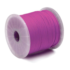 Mibro - Rope; Type: Paracord ; Head/Holder Diameter (Inch): 5/32 ; Material: Nylon ; Load Capacity (Lb.): 116.000 ; Maximum Length: 400.00 ; Color: Pink - Exact Industrial Supply