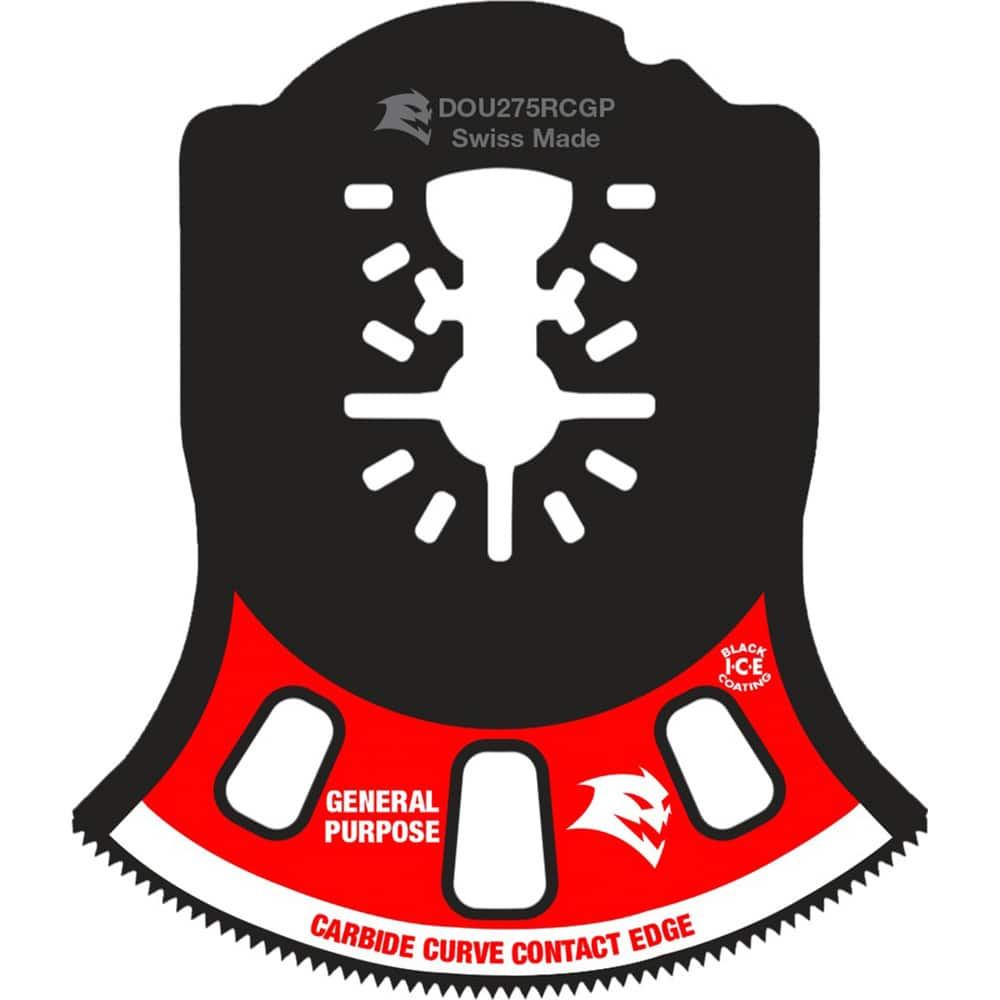 Freud - Rotary & Multi-Tool Accessories; Accessory Type: Oscillating Blade ; For Use With: Multi-Tools ; Cutting Diameter (Inch): 2.75 ; Head Material: Carbide - Exact Industrial Supply