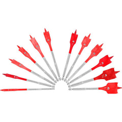 Freud - Drill Bit Sets; System of Measurement: Inch ; Drill Bit Material: Carbon Steel ; Drill Bit Set Type: Spade Drill Bits ; Minimum Drill Bit Size (Inch): 1/4 ; Maximum Drill Bit Size (Inch): 1-1/4 ; Drill Point Angle: 118 - Exact Industrial Supply