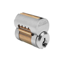 Corbin Russwin - Cylinders; Type: Removeable Core ; Keying: 59C1 Keyway ; Number of Pins: 6 ; Material: Brass ; Finish/Coating: Satin Chrome - Exact Industrial Supply