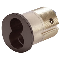 Cylinders; Type: Mortise; Keying: Less Core; Number of Pins: 6; Finish/Coating: Satin Chrome; Minimum Order Quantity: Brass; Material: Brass; Type: Mortise; Material: Brass