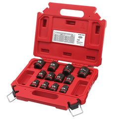 Milwaukee Tool - 12 Pc 1/2" Drive Socket Set - Exact Industrial Supply