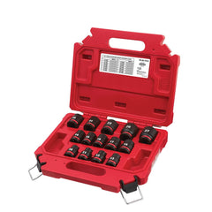 Milwaukee Tool - 14 Pc 1/2" Drive Socket Set - Exact Industrial Supply