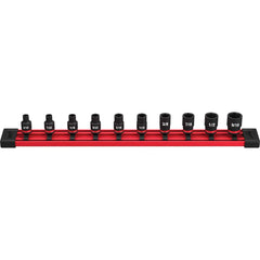 Milwaukee Tool - 10 Pc 1/4" Drive Socket Set - Exact Industrial Supply