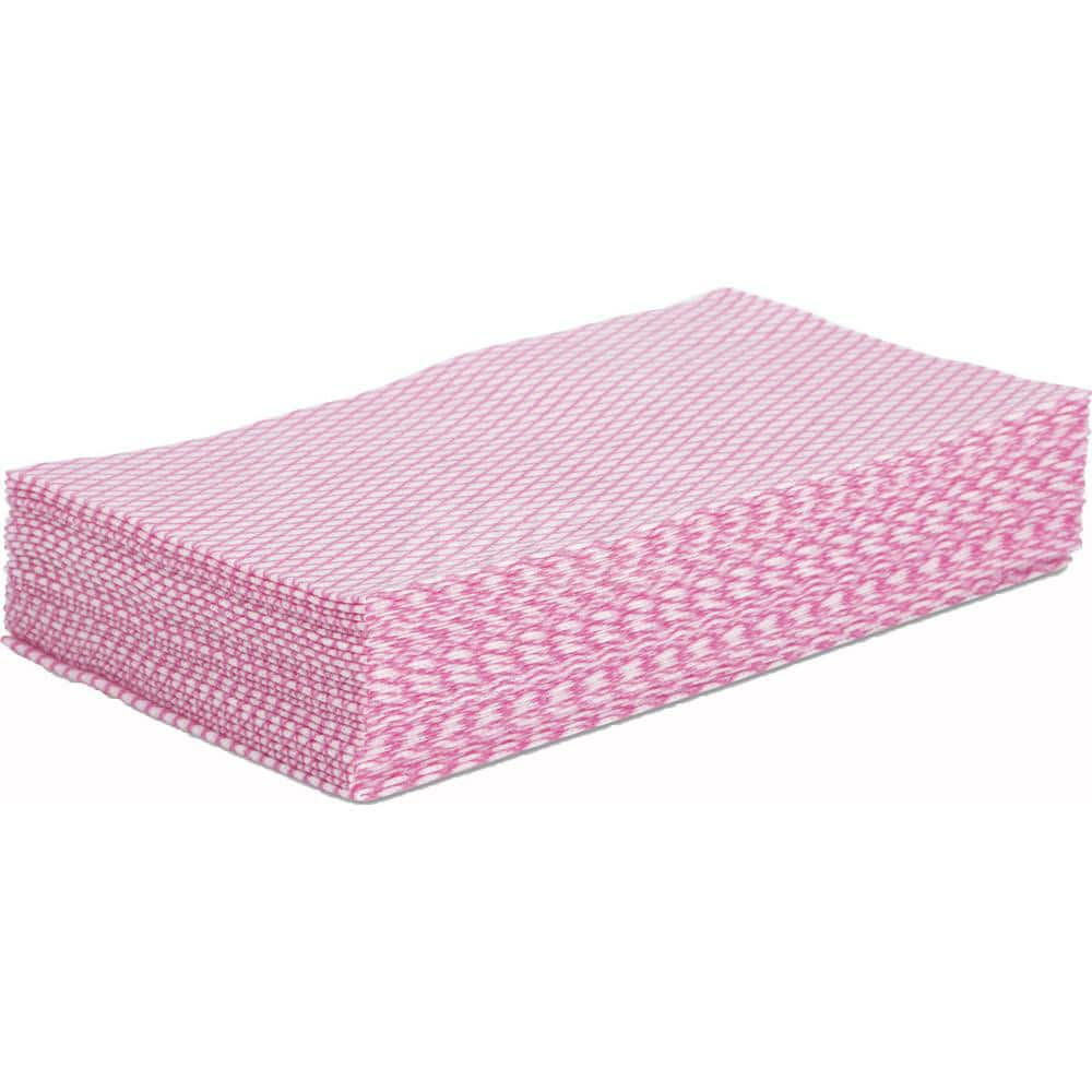 Food Service Wipes: Box, 21 x 12″ Sheet, Pink & White